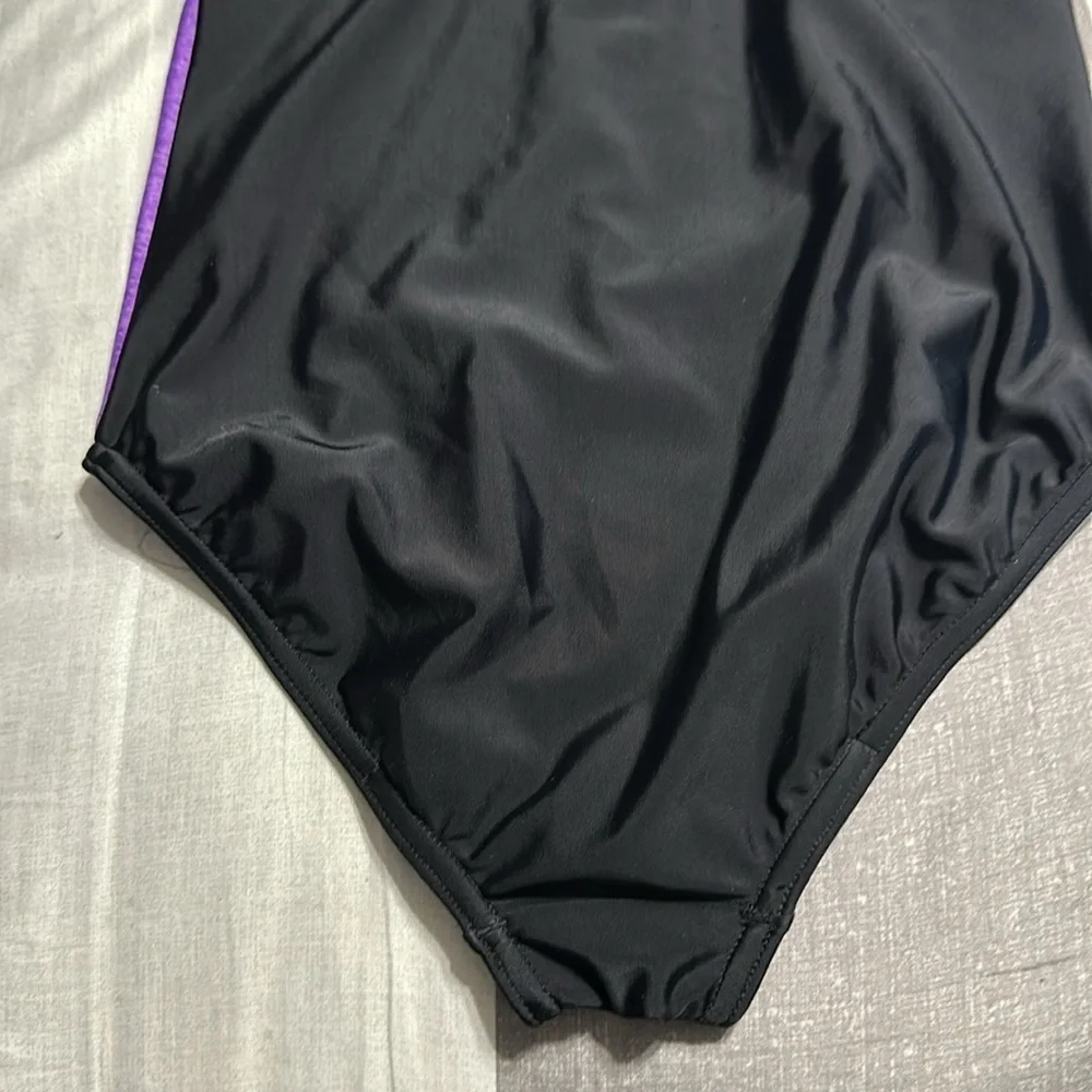SPEEDO One Piece Bathing Suit Thick Strap Racerback Swimsuit Large Kid's